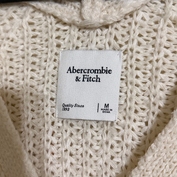 Abercrombie & Fitch chenille front button sweater - Picture 2 of 5